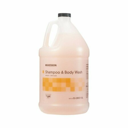 MCKESSON 2-in-1 Shampoo and Body Wash, Apricot Scent, 1 Gallon Jug, 4PK 53-28021-GL